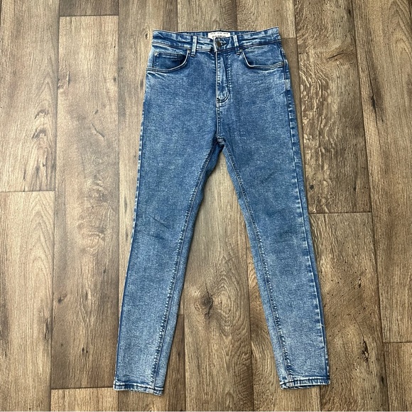 Pull&Bear Slim Fit Jeans In Black